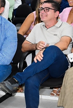 Willyans Anfrisio de Matos, Diretor Administrativo da ADR Sertão Central, no lançamento da 8ª Copa Leite
